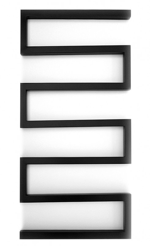 Рушникосушка водяна Genesis-Aqua Snake 120x53 см чорний GA-9003