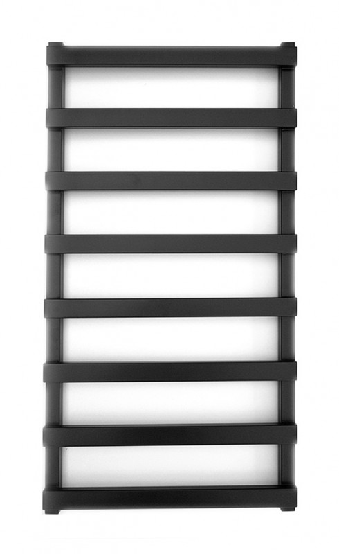 Полотенцесушитель водяной Genesis-Aqua Basis 80x53 см черный GA-10001