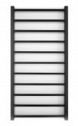 Полотенцесушитель водяной Genesis-Aqua Flat 100x53 см черный GA-1202