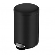 Ведро для мусора Volle 12 л с педалью черный 14-12-53B