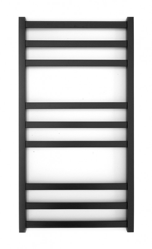 Полотенцесушитель водяной Genesis-Aqua Tristar 80x53 см черный GA-1101