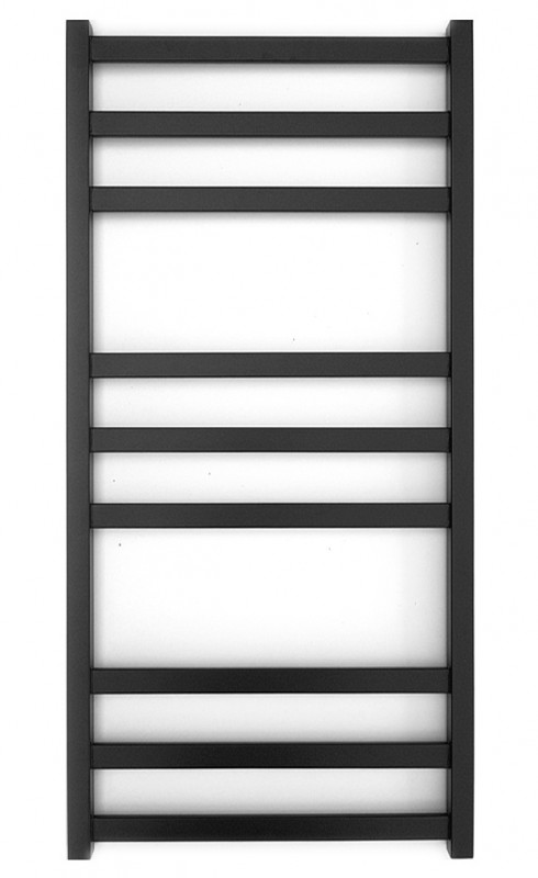 Полотенцесушитель водяной Genesis-Aqua Tristar 120x53 см черный GA-1103