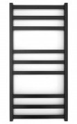 Полотенцесушитель водяной Genesis-Aqua Tristar 120x53 см черный GA-1103