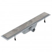 Желоб водосточный Volle 70 см с решеткой под плитку нержавеющая сталь 90-22-701