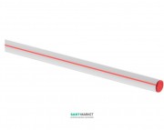 Труба Viega Prestabo 1104 d42 нелегированная сталь оцинкованная/PP белый RAL 9001 577568