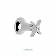 Запорный вентиль Tres Tres-Сlasic для горячей воды с резьбой 1/2'' хром 24215502