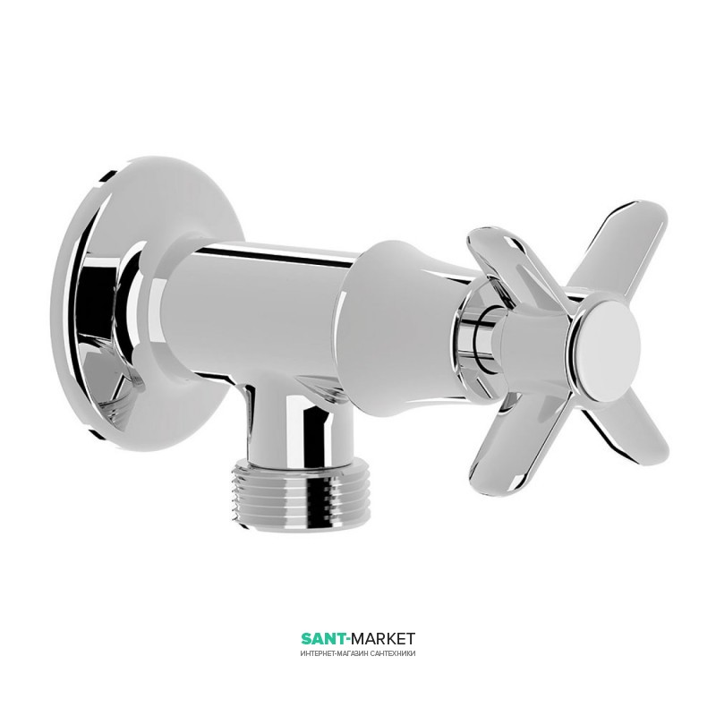 Запірний вентиль для пральної машини Tres Tres-Clasic хром 24250001