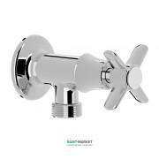 Запорный вентиль для стиральной машины Tres Tres-Сlasic хром 24250001