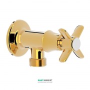 Запорный вентиль для стиральной машины Tres Tres-Сlasic золото 24250001OR