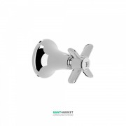 Запорный вентиль Tres Tres-Сlasic для горячей воды с резьбой 1/2'' хром 24215502