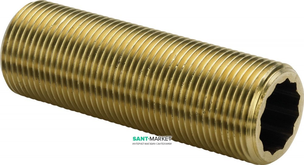 Ніпель подовжений Viega 1525 G⅜ 120 мм латунь 151287