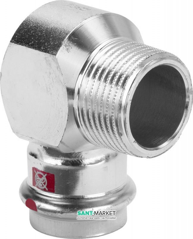 Косинець перехідний 90° Viega Prestabo 1114.1 22хR3/4 нелегована сталь 559540