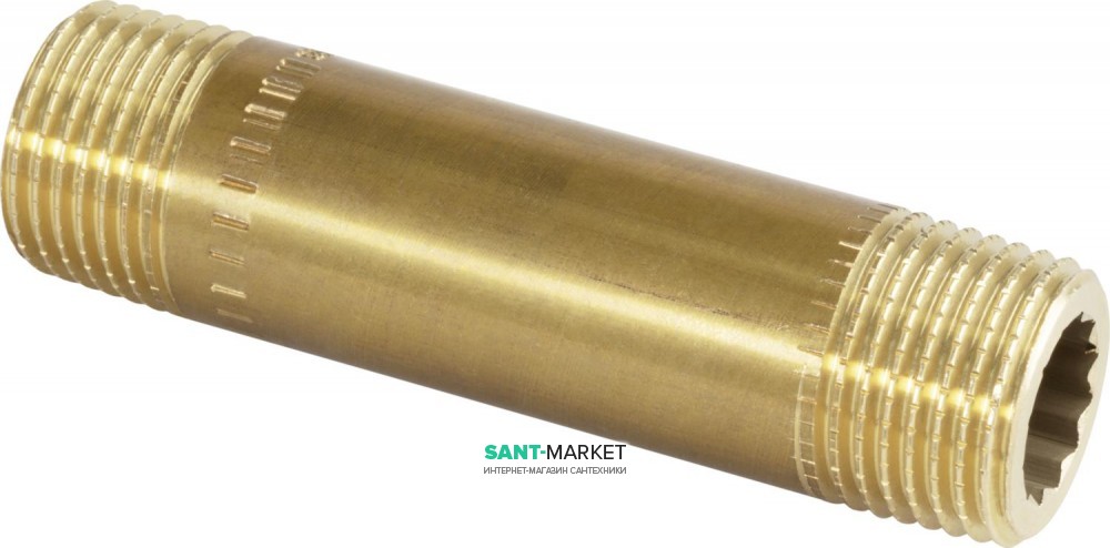Ниппель удлиненный Viega 1523 R½ 118 мм латунь 105754
