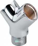 Двойной соединительный элемент Viega 1641 ½ латунь хромированная 106881