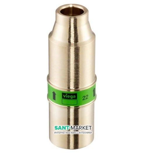 Инжекторная вставка Viega 2211.5 для водообмена 22 мм бронза 695835