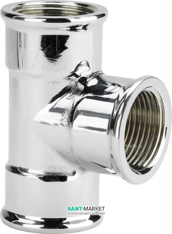 Трійник Viega 1622 Rp1хRp1хRp1 латунь 102784