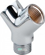 Двойной соединительный элемент Viega 1641 ½ латунь хромированная 106881