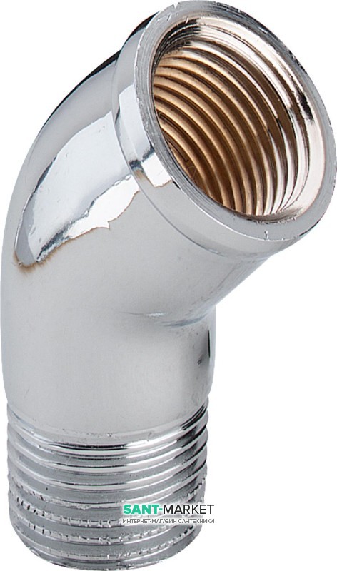 Відведення 45° Viega 1615 R½хRp½ латунь 111519