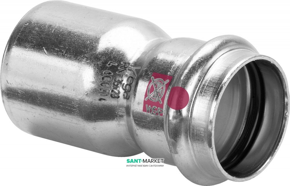 Редукционная вставка Viega Prestabo 1115.1 35х15 нелегированная сталь 642730