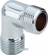 Косинець 90° Viega 1611 R¾ латунь хромована 131586