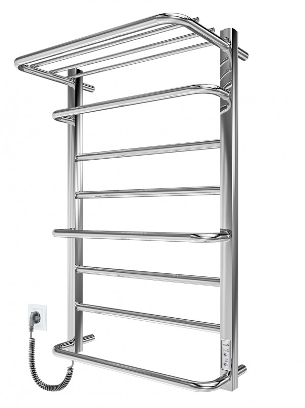 Электрический полотенцесушитель Mario Люксор-I TR 800х500/290 левое подключение 4820111356171