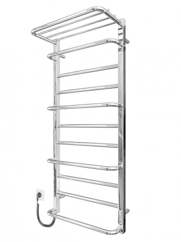 Электрический полотенцесушитель Mario Люксор-I TR 1100х500/290 левое подключение 4820111356188