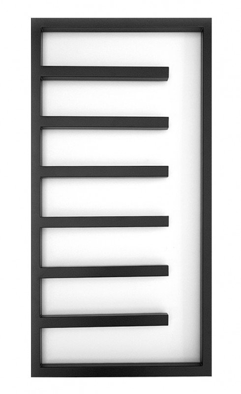 Рушникосушка водяна Genesis-Aqua Combo 100x53 см чорний GA-1402