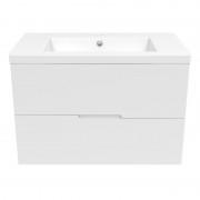 Тумба с раковиной Volle Aiva 80 см ДСП/МДФ глянцевый белый 15-68-80
