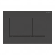 Панель смыва для унитаза Geberit Sigma30 двойной смыв пластик черный/черный матовый 115.883.DW.1