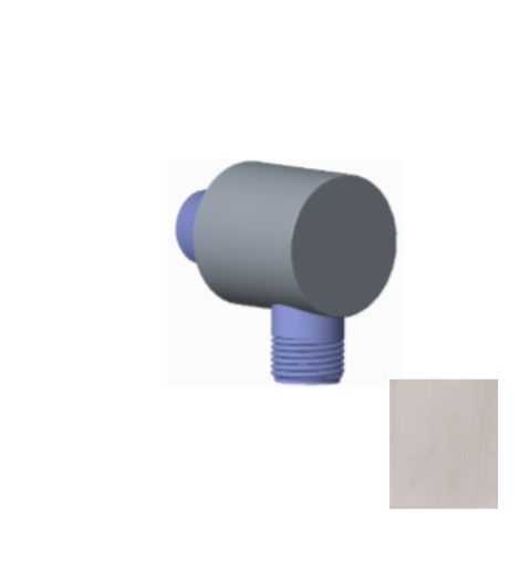 Шланговое подсоединение Imprese Brenta никель ZMK081906700