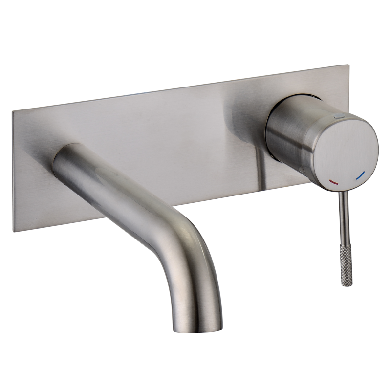 Змішувач для раковини Imprese Brenta одноважільний настінний нікель ZMK081906030