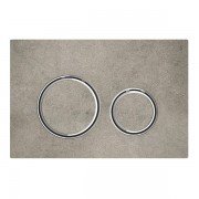 Панель смыва для унитаза Geberit Sigma21 двойной смыв хром/бетон 115.884.JV.1