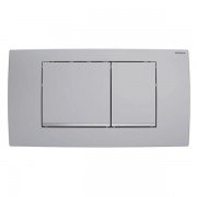 Панель смыва для унитаза Geberit Twinline30 двойной смыв матовый хром/декоративные полоски глянцевый хром 115.899.KN.1