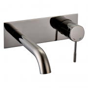 Смеситель для раковины Imprese Brenta однорычажный настенный графит ZMK091908030