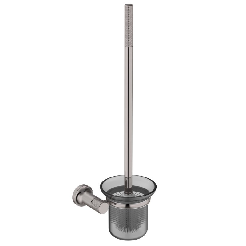 Йоршик для унітазу Imprese Brenta підвісний графіт/скло ZMK091908260