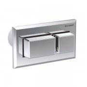 Панель смыва для унитаза Geberit дистанционный пневматический смыв для бачка скрытого монтажа Sigma 8 см глянцевый хром 116.054.21.1