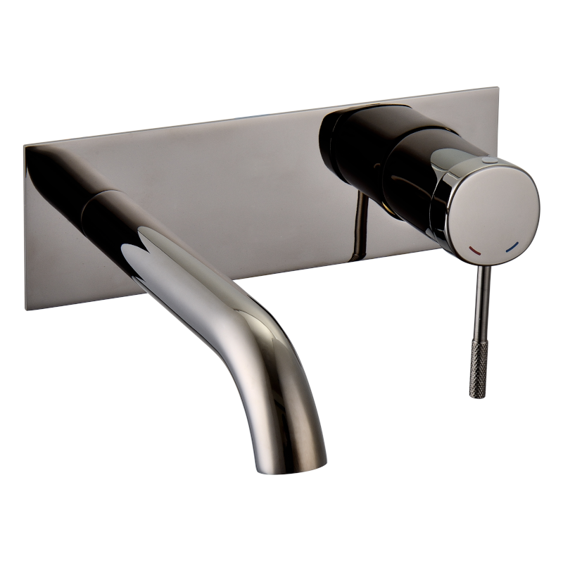 Змішувач для раковини Imprese Brenta одноважільний настінний графіт ZMK091908030