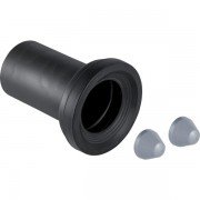 Соединительный патрубок Geberit 30 см с манжетой и защитной заглушкой матовый хром 152.428.46.1