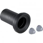 З'єднувальний патрубок Geberit 18 см з манжетою і захисною заглушкою матовый хром 152.425.46.1