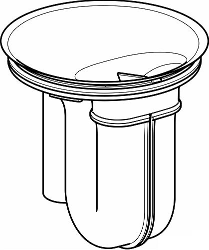 Cифон  для писсуара Geberit с возможностью замены сверху 243.312.00.1