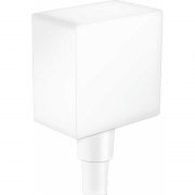 Шланговое під'єднання Hansgrohe FixFit білий матовий 26455700