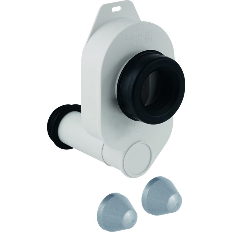 Сифон для пісуара Geberit горизонтальний випуск альпійський білий 261.483.11.1