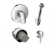 Гигиенический душ со смесителем Hansgrohe Logis хром 3б111219