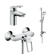 Набір змішувачів для душу Hansgrohe Logis Loop з душовим гарнітуром хром 01072019