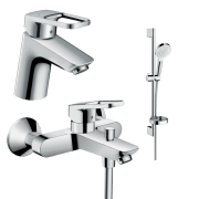 Набір змішувачів для ванни Hansgrohe Logis Loop з душовим гарнітуром хром 01042019