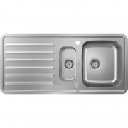 Мойка для кухни Hansgrohe S41 S4113-F540 107,5х50,5 см нержавеющая сталь 43339800