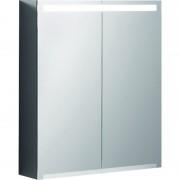 Зеркальный шкафчик Geberit Option Basic 60х70 см с подсветкой двухдверный 500.582.00.1