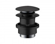 Донный клапан для раковины и биде Hansgrohe push-open матовый черный 50100670