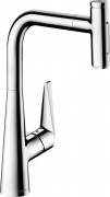 Смеситель для кухни Hansgrohe Talis Select M51 однорычажный с выдвижной лейкой хром 72823000
