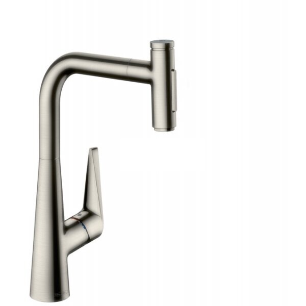 Смеситель для кухни Hansgrohe Talis Select M51 однорычажный с выдвижной лейкой сталь 72823800